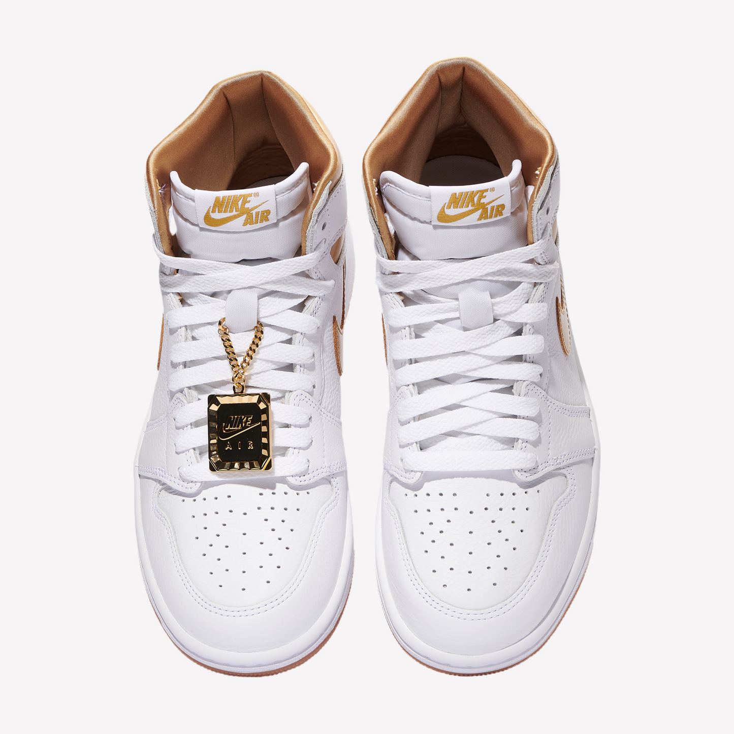 Nike Women's Jordan AJ1 High Remastered - Gold