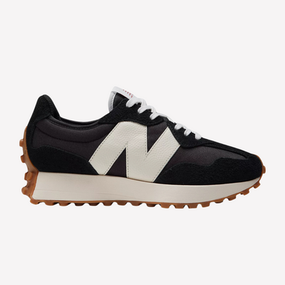 New Balance Women 327 Sneaker - Black White