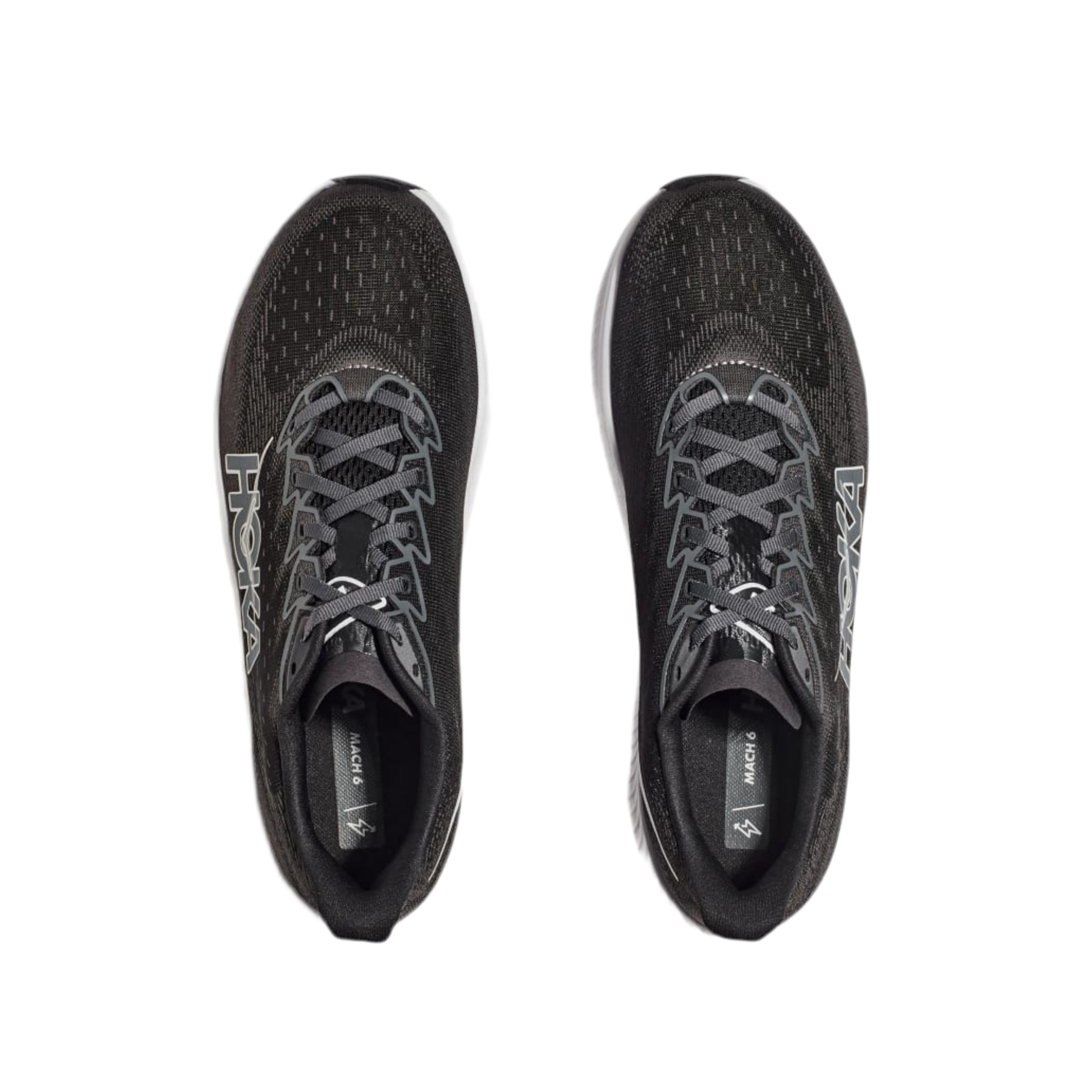 Hoka Women Mach 6 - Black White