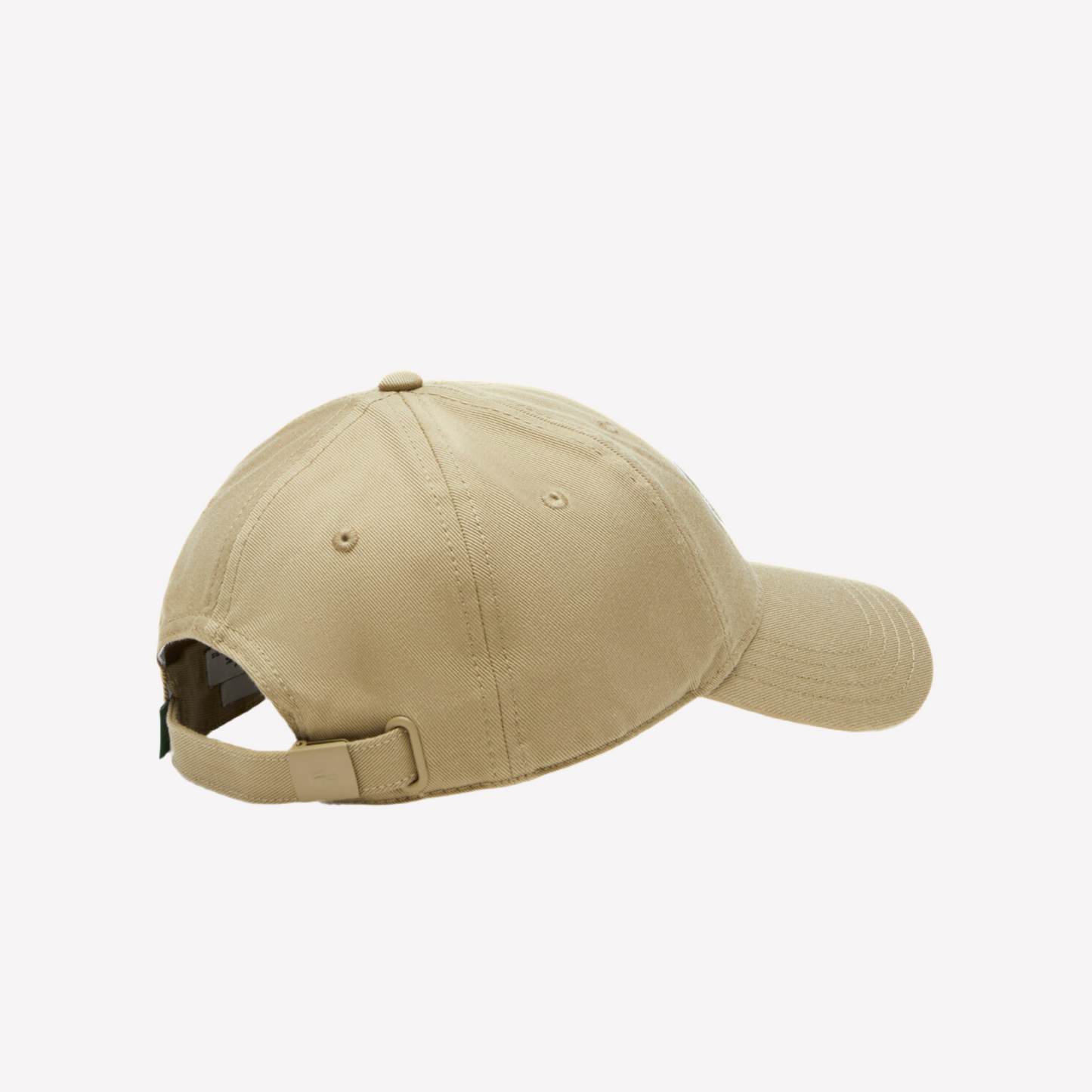 Lacoste Unisex Adjustable Organic Cotton Twill Cap - Beige