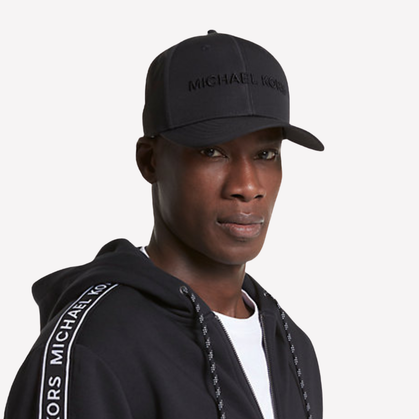 Michael Kors Men Embroidered Baseball Cap -  Black