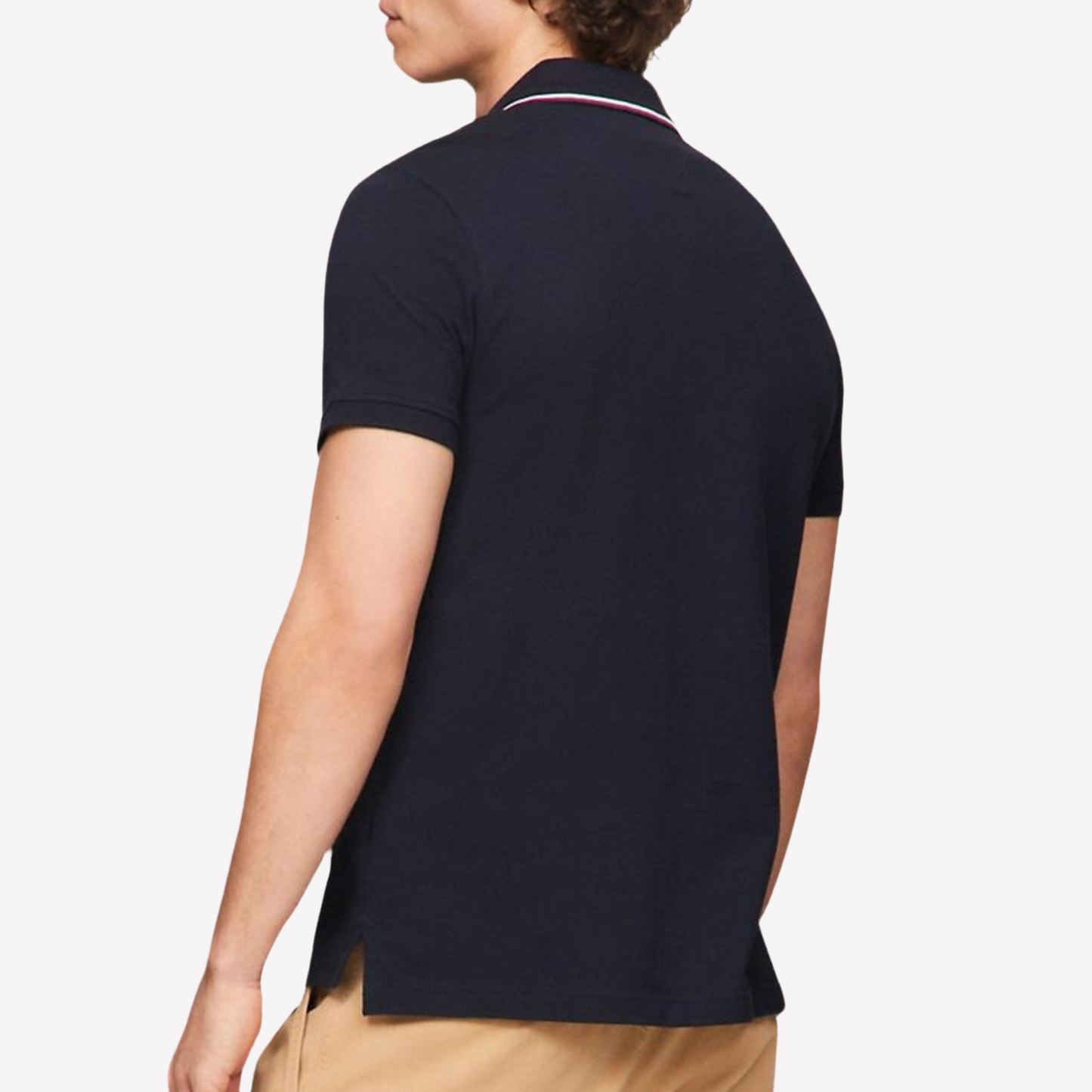 Tommy Hilfiger Men Regular Fit Wicking Polo - Navy