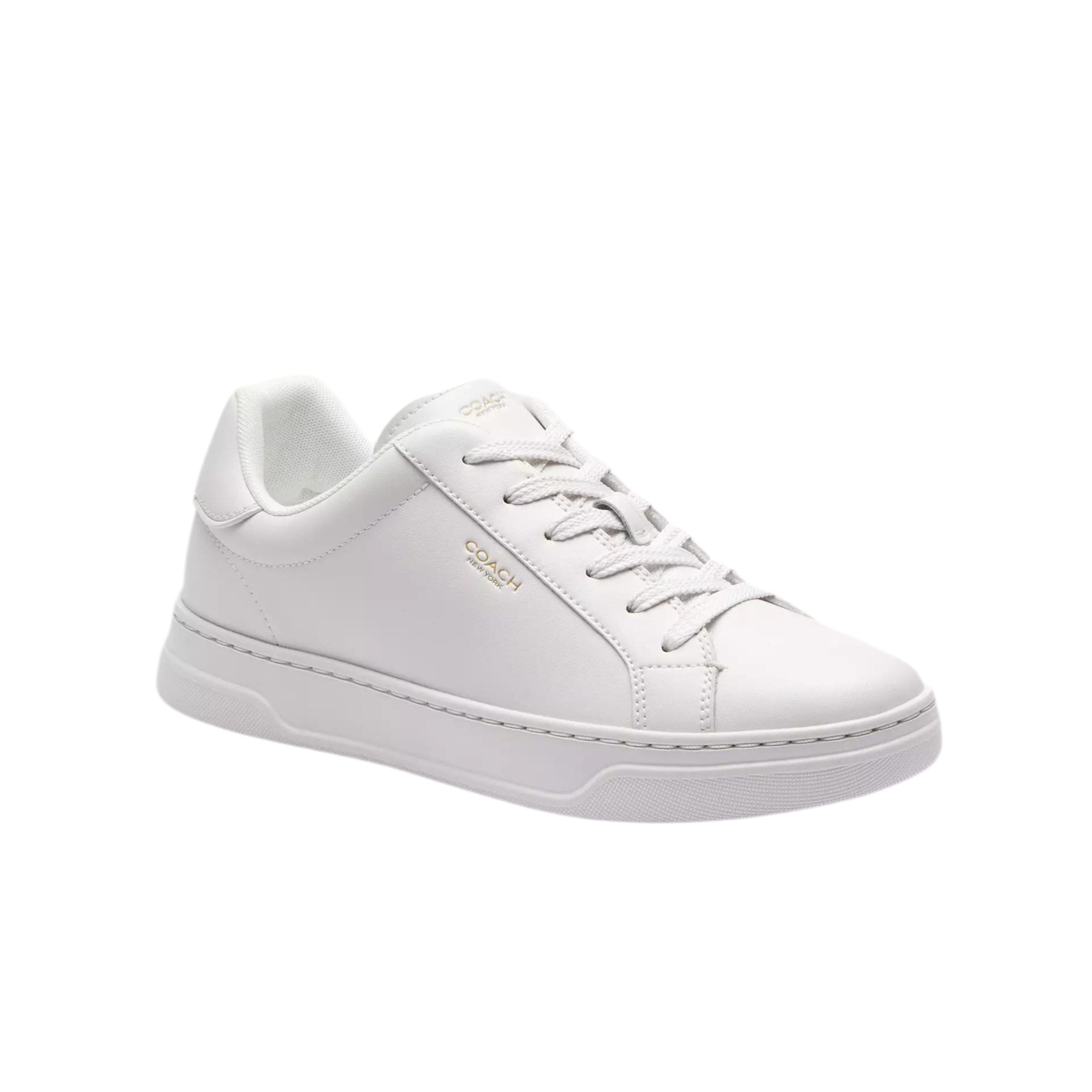COACH Women's High Line Sneaker - Optic White