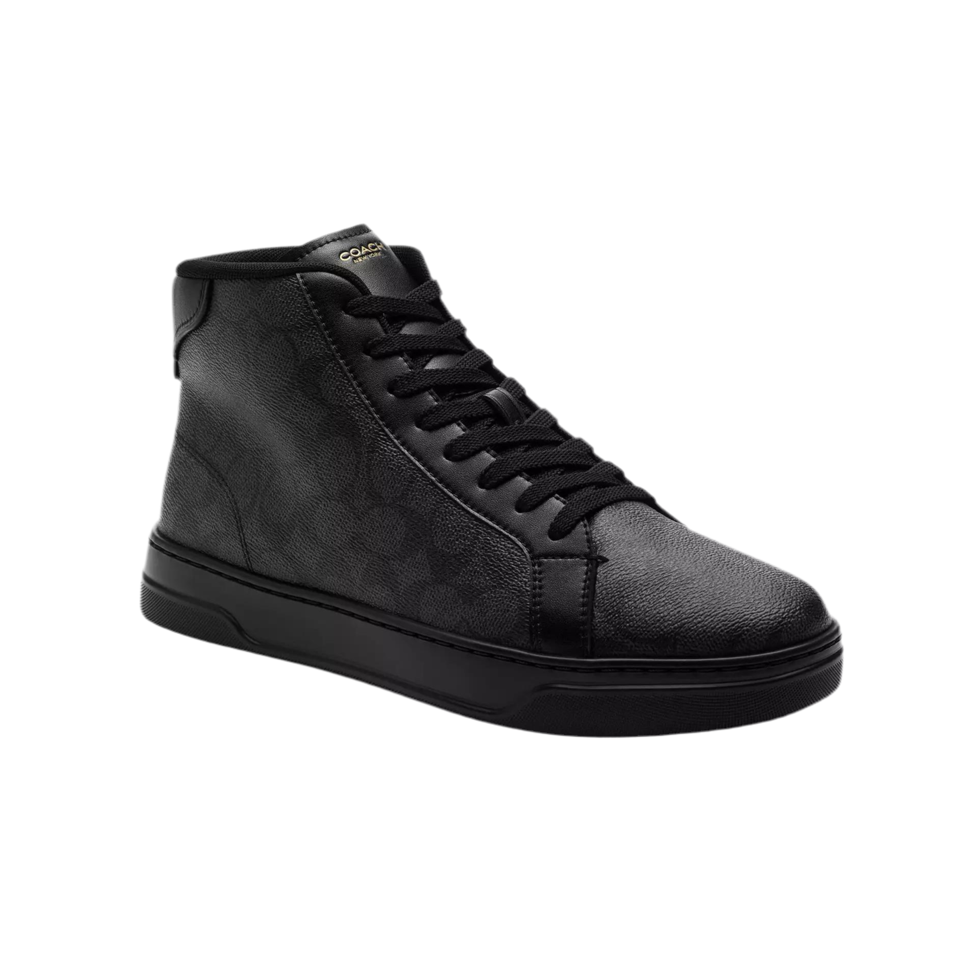 COACH Men's High Line High Top Sneaker -  Graphite Black