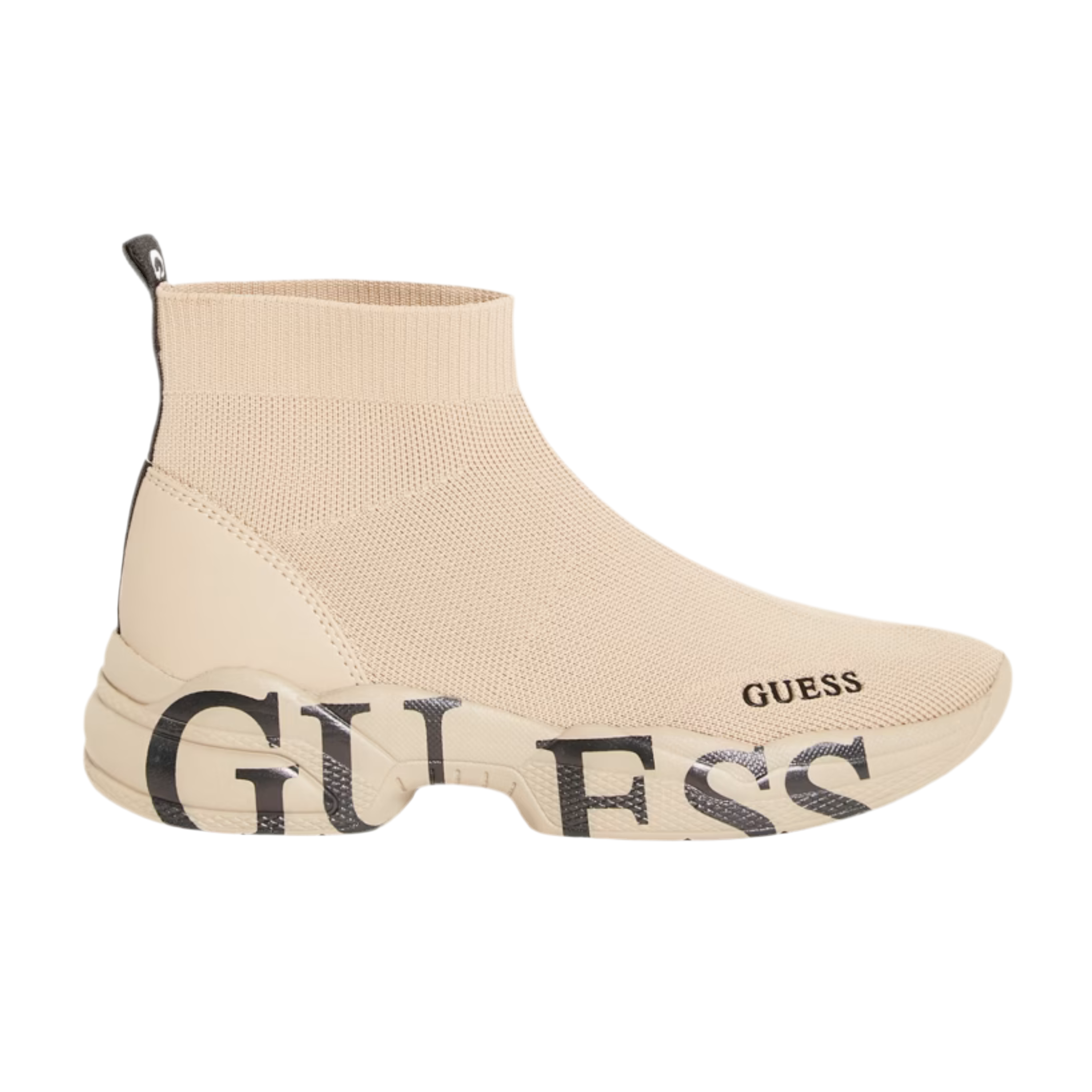 Guess Women Pause Logo Knit - Beige