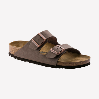 Birkenstock Unisex Arizona Birkibuc - Mocha