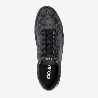 COACH Men's Clip Low Top Sneaker - Charcoal