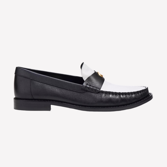 COACH Women's Jolene Loafer - Black White