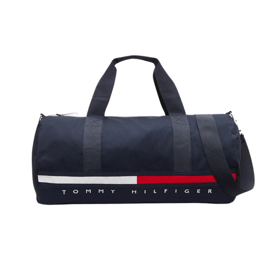 Tommy Hilfiger Flag Stripe Logo Duffle Bag - Navy