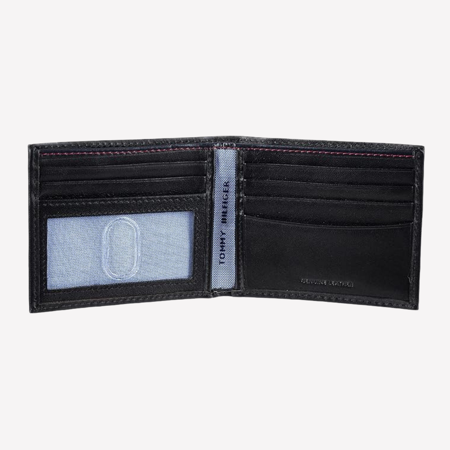 Tommy Hilfiger Oxford Leather Wallet - Black