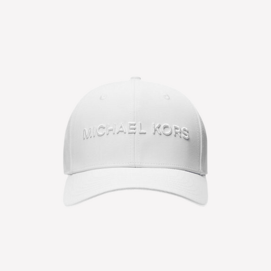 Michael Kors Men Embroidered Baseball Cap -  White