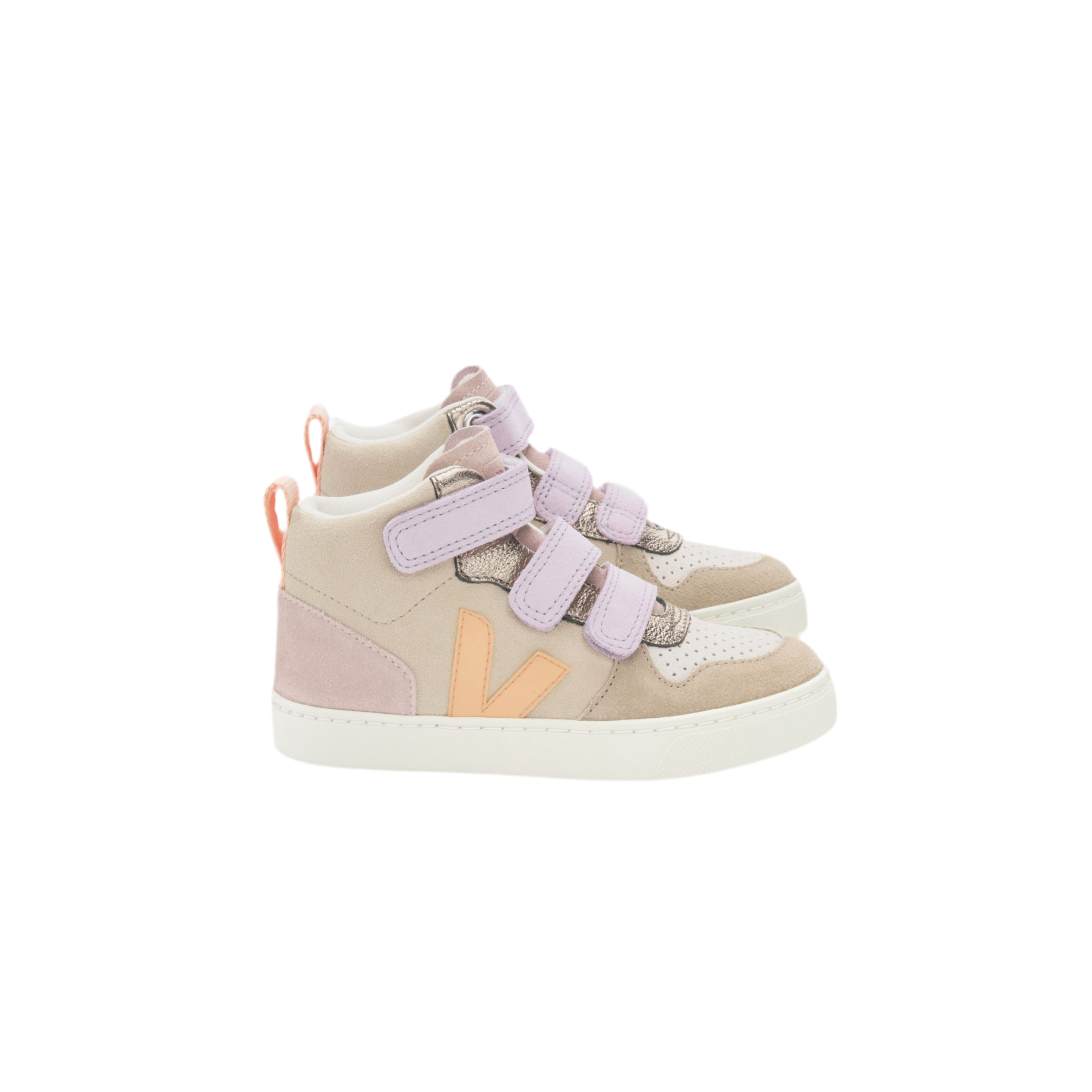 Veja Kids V-10 Mid - Almond Peach
