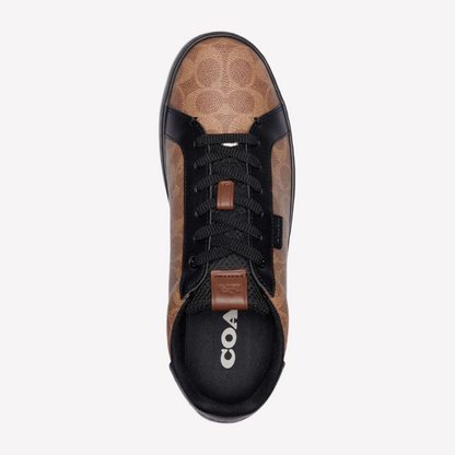 COACH Men's Lowline Low-Top - Tan Black