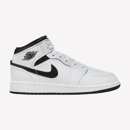 Nike Men's Air Jordan Retro 1 Mid - White Black White