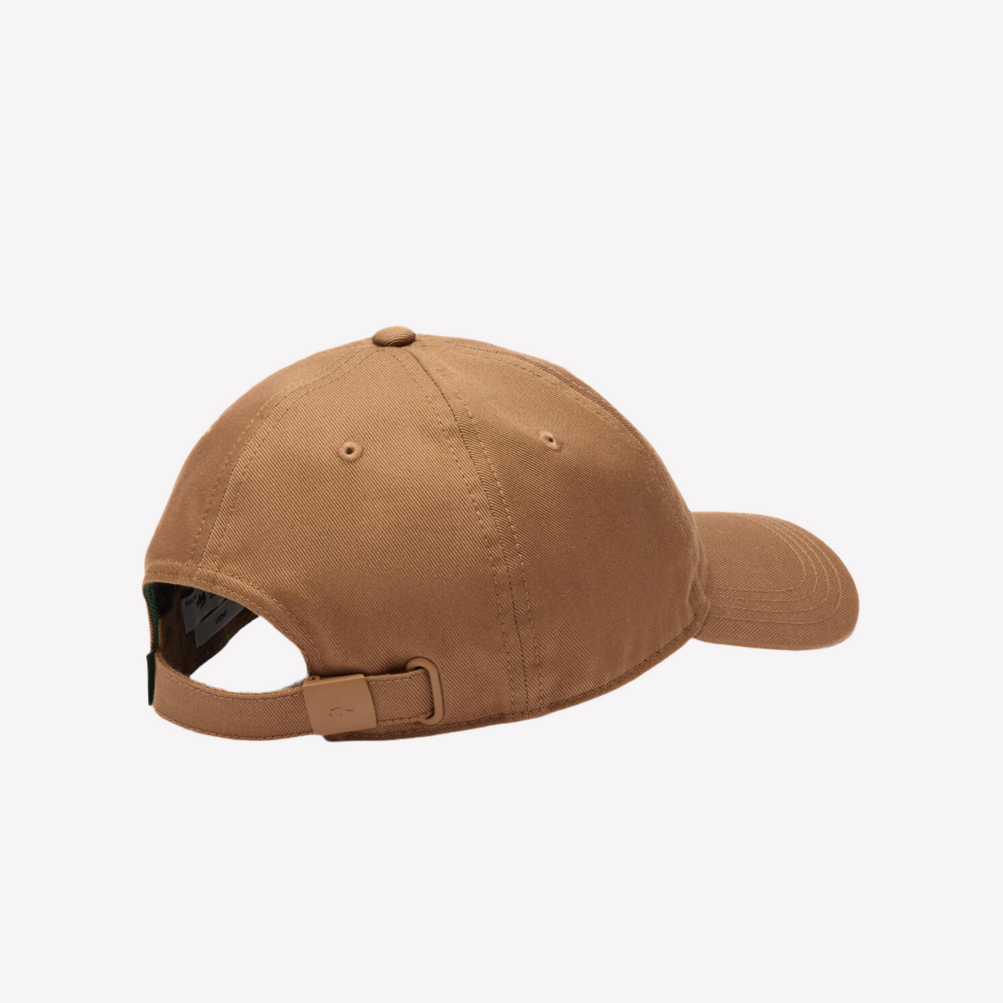 Lacoste Unisex Organic Cotton Twill Cap - Brown