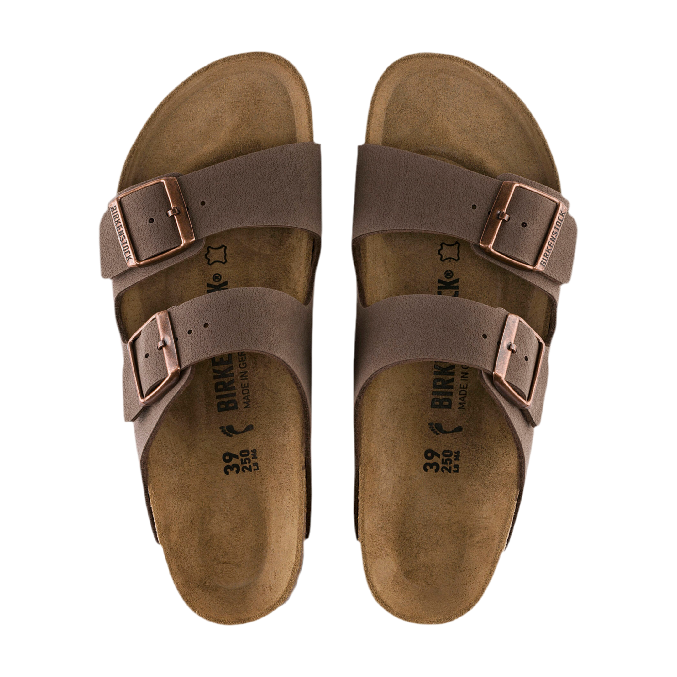 Birkenstock Unisex Arizona Birkibuc - Mocha