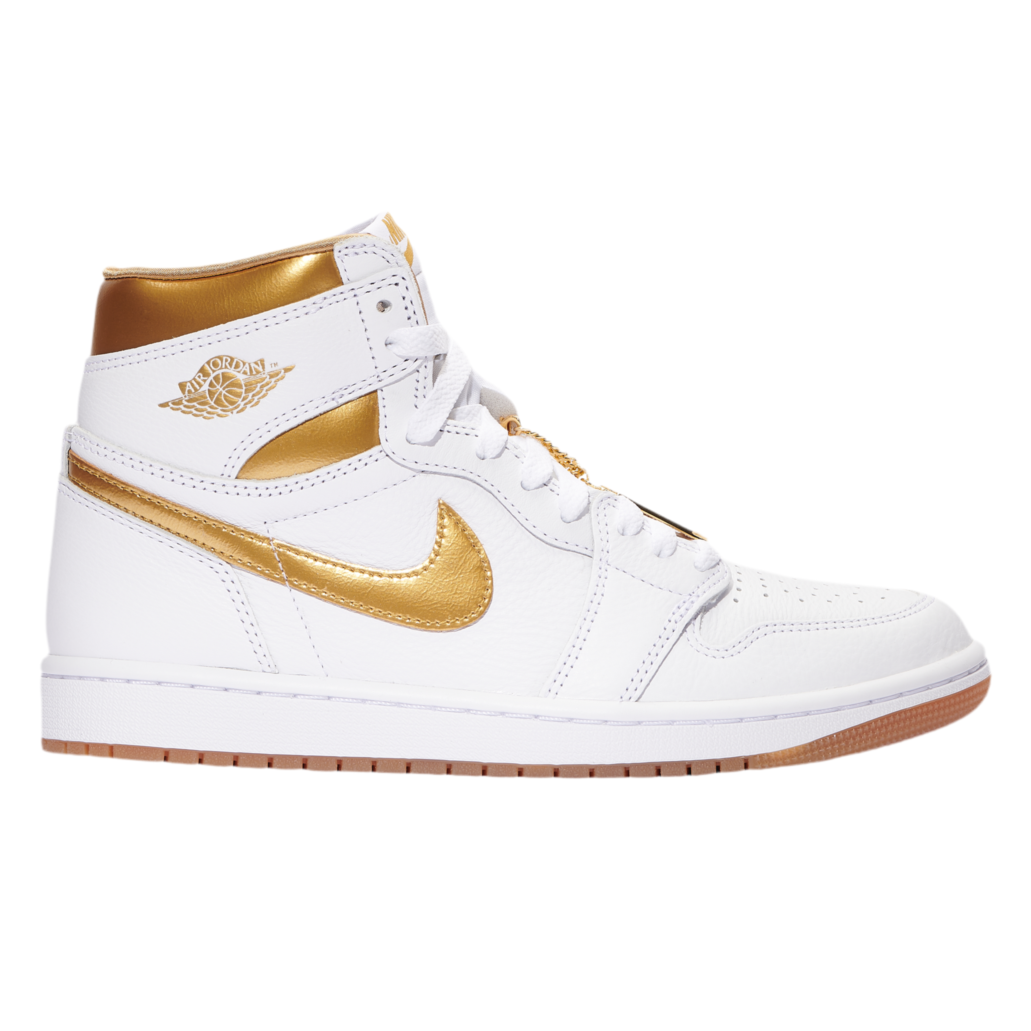 Nike Women's Jordan AJ1 High Remastered - Gold