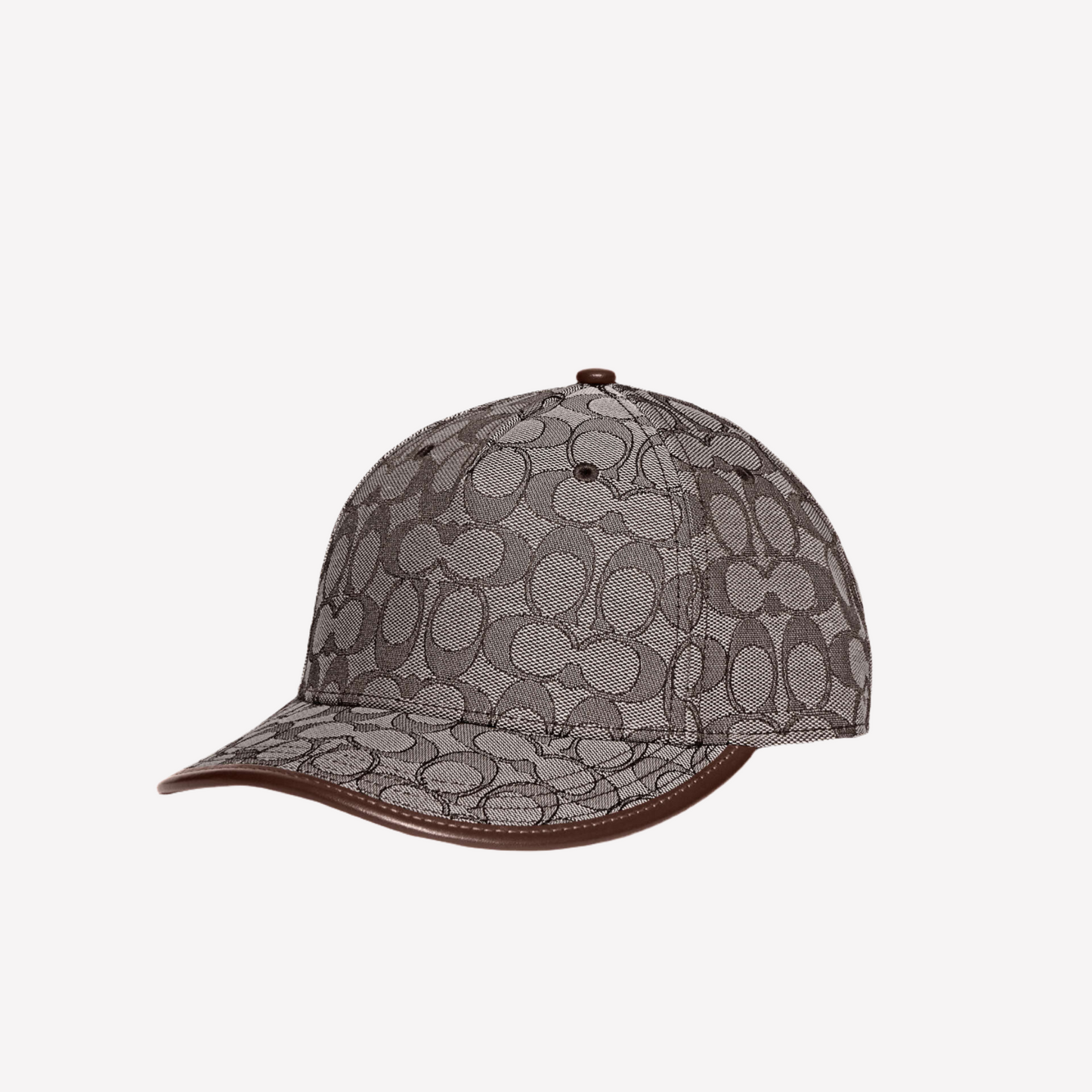 Coach Unisex Signature Jacquard Baseball Cap - Oak