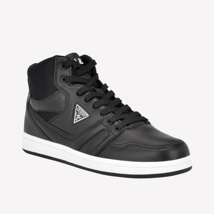 Guess Men Loko Minimal High-Top Sneakers - Black