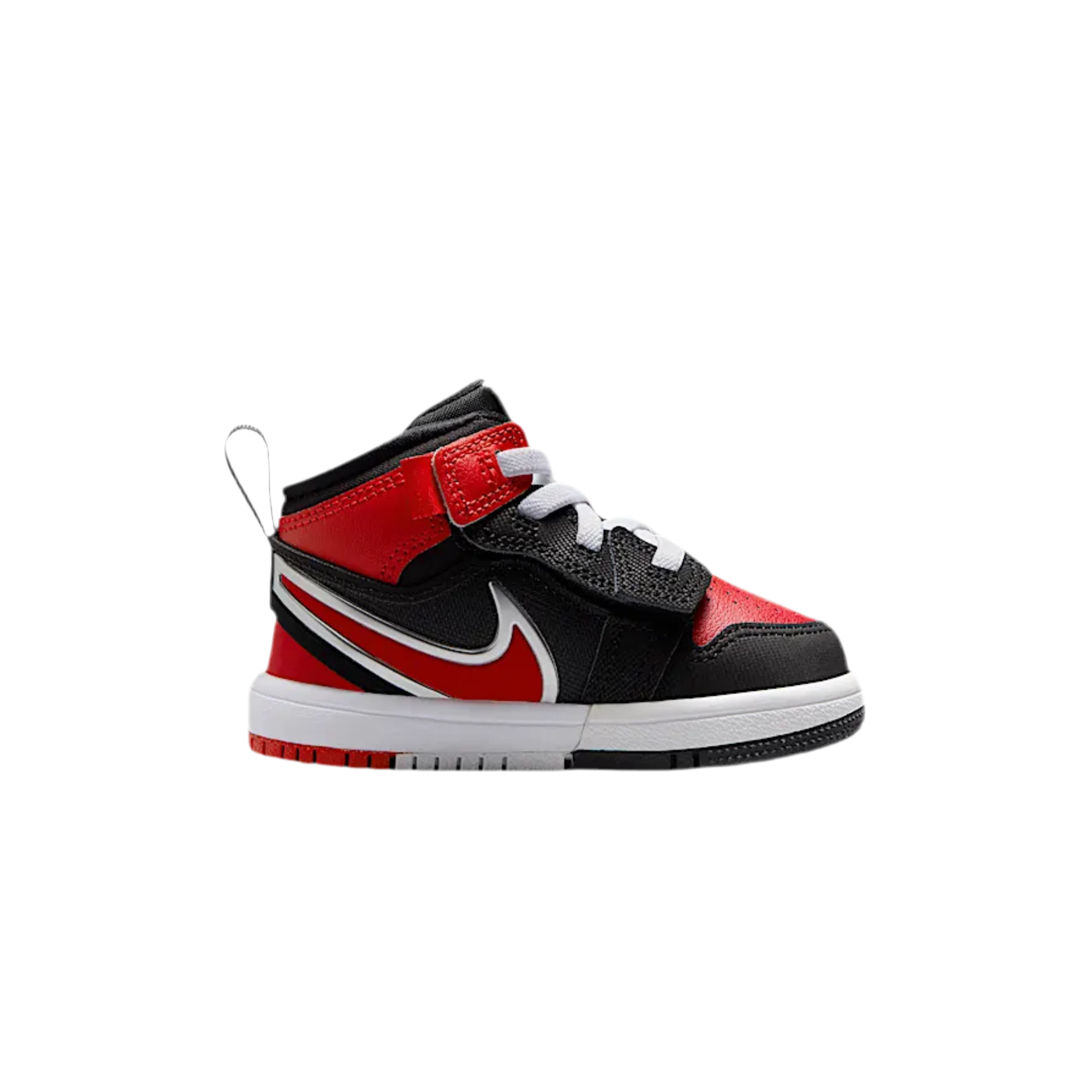 Nike Boys Toddler Jordan 1 Mid RM EasyOn - Black Red