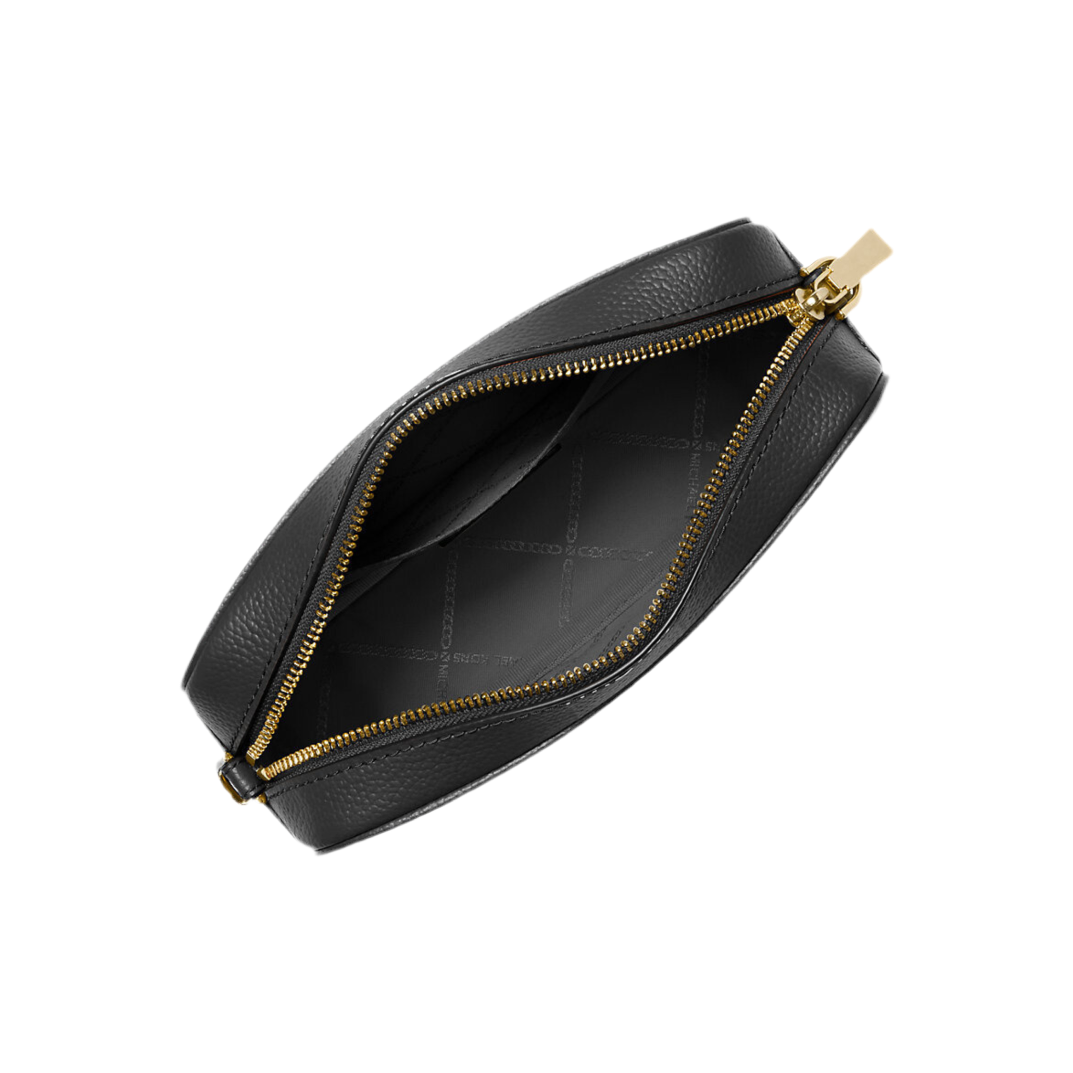 Michael Kors Ginny Leather Crossbody - Black