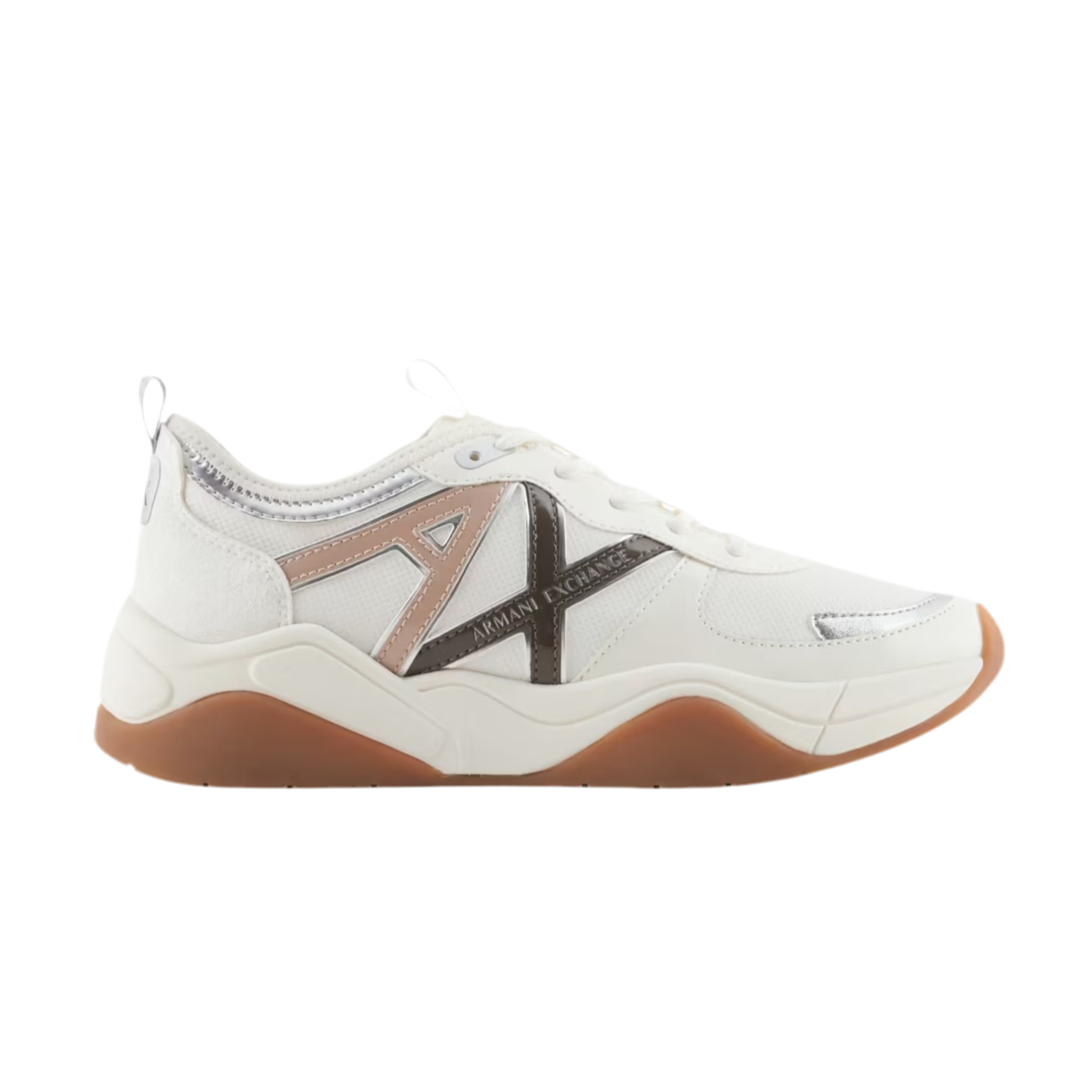 Armani Exchange Women's Chunky Sneaker - Beige