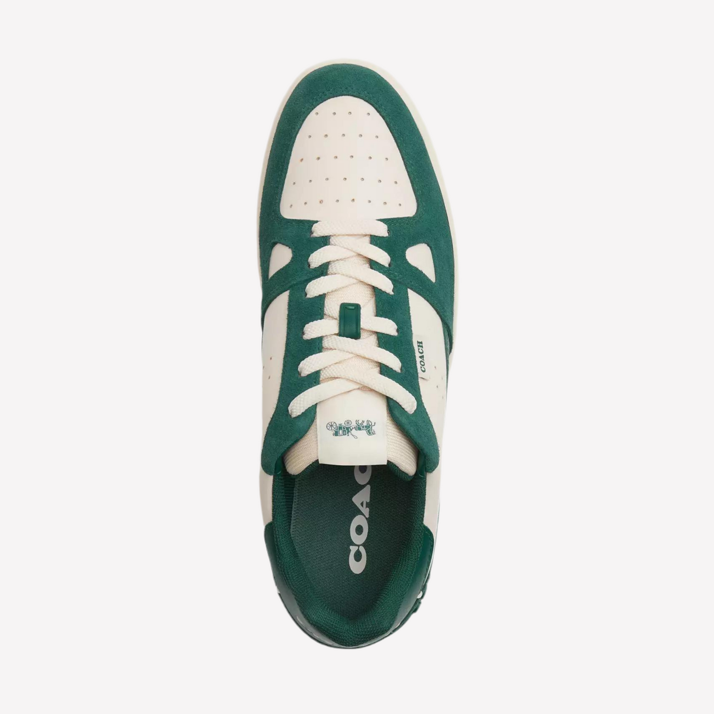 COACH Men's Clip Court Sneaker - Emerald