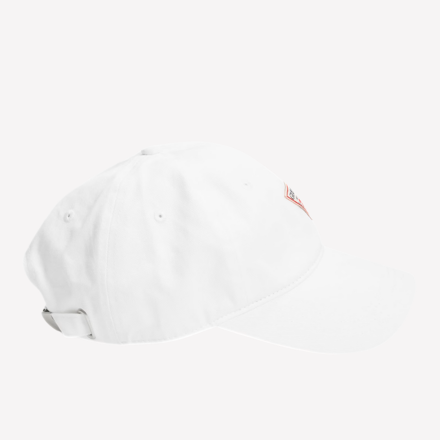 Guess Unisex Logo Baseball Cap - White