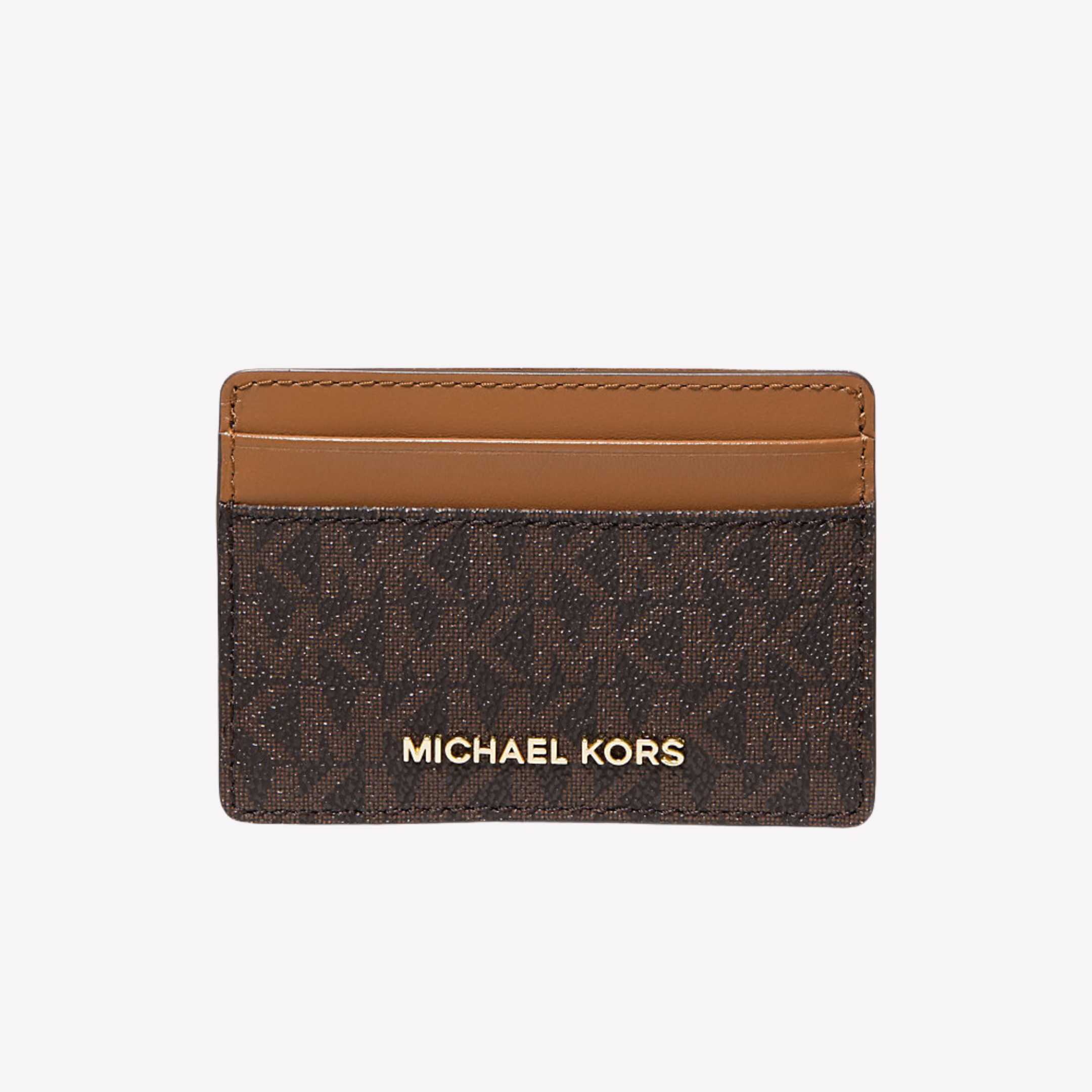 Michael Kors Logo Card Case - Vanilla