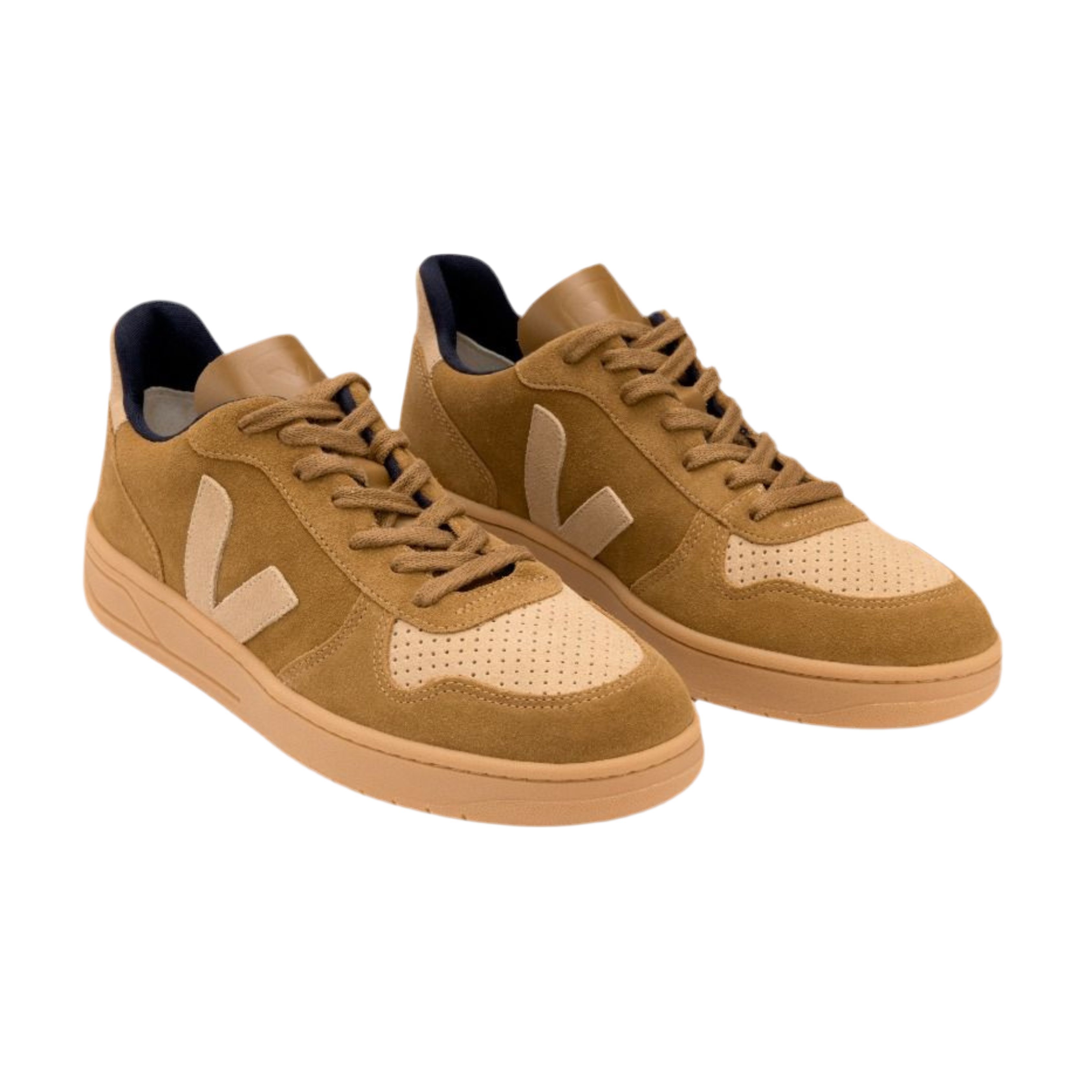 Veja Men V-10 - Suede Camel Desert