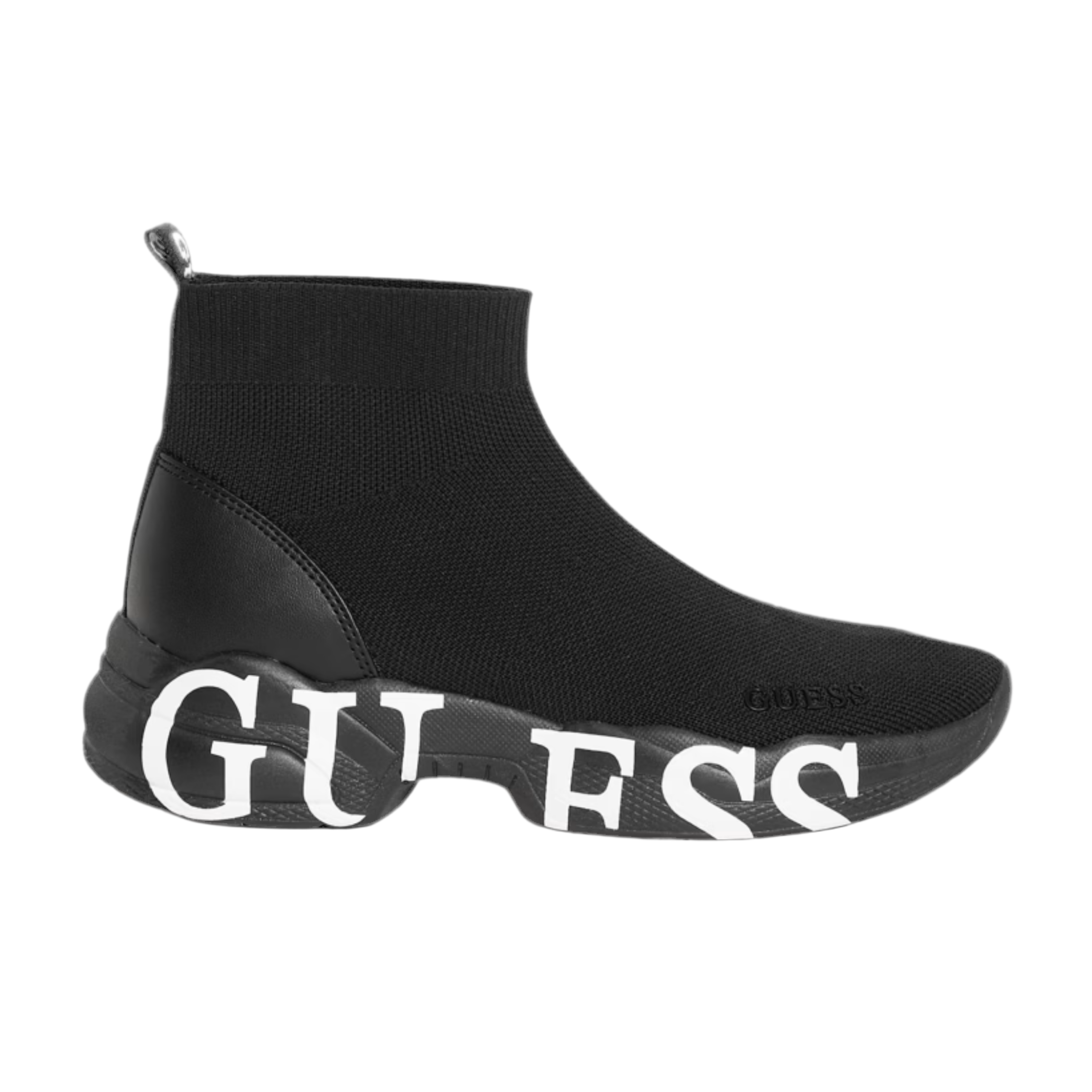 Guess Women Pause Logo Knit - Black