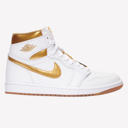 Nike Women's Jordan AJ1 High Remastered - Gold