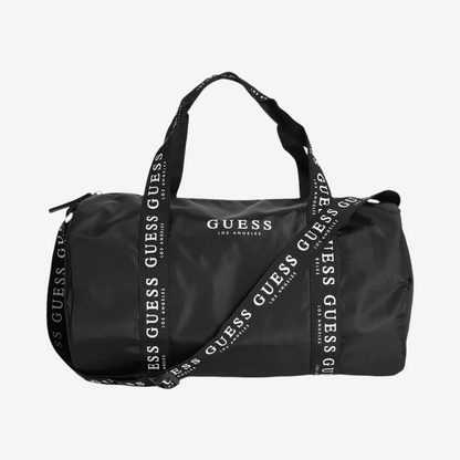 Guess Logo Duffle Bag - Black