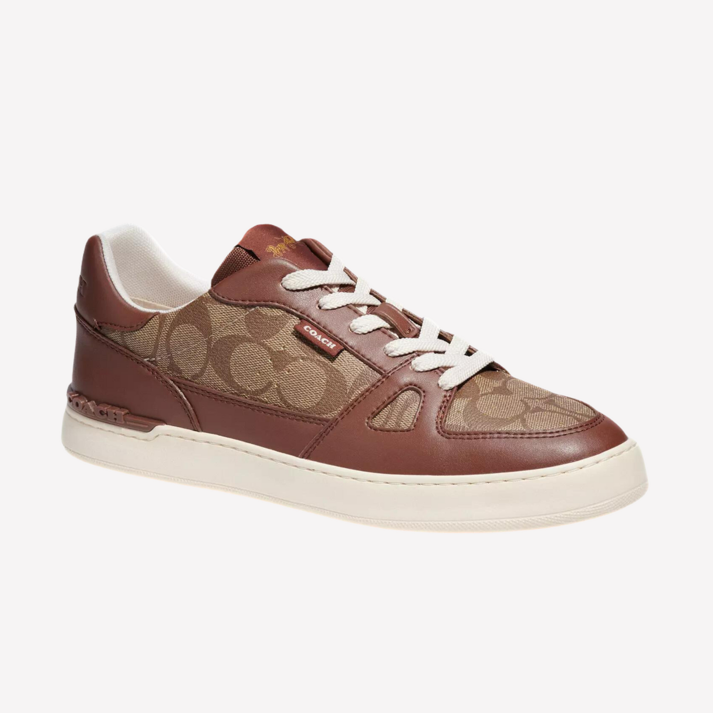 COACH Men's Clip Court Sneaker - Saddle