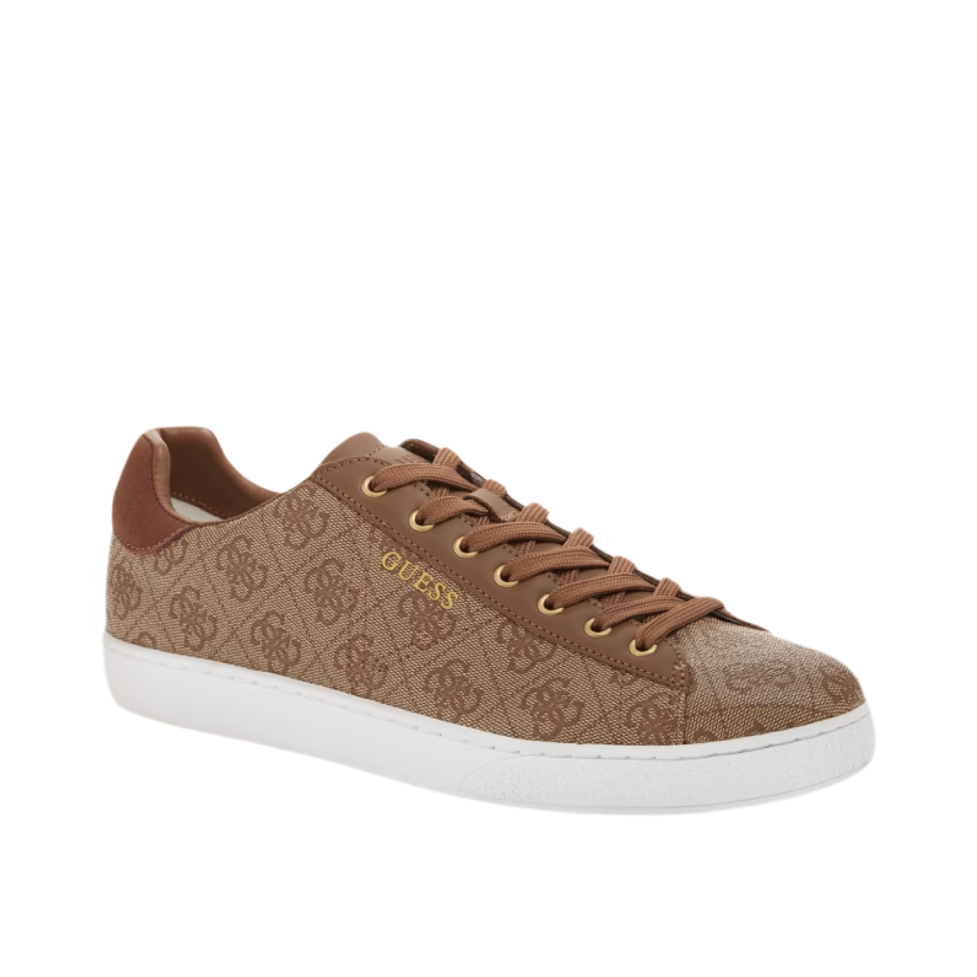 Guess Men Nola Quattro G Low-Top Sneakers - Brown