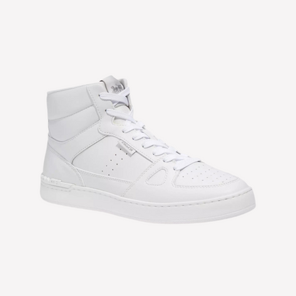 COACH Men's Clip Court High Top - Optic White