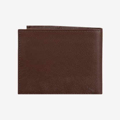 Tommy Hilfiger Classic Leather Passcase Wallet - Tan