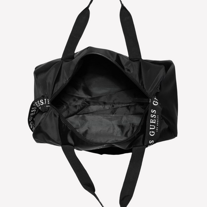 Guess Logo Duffle Bag - Black