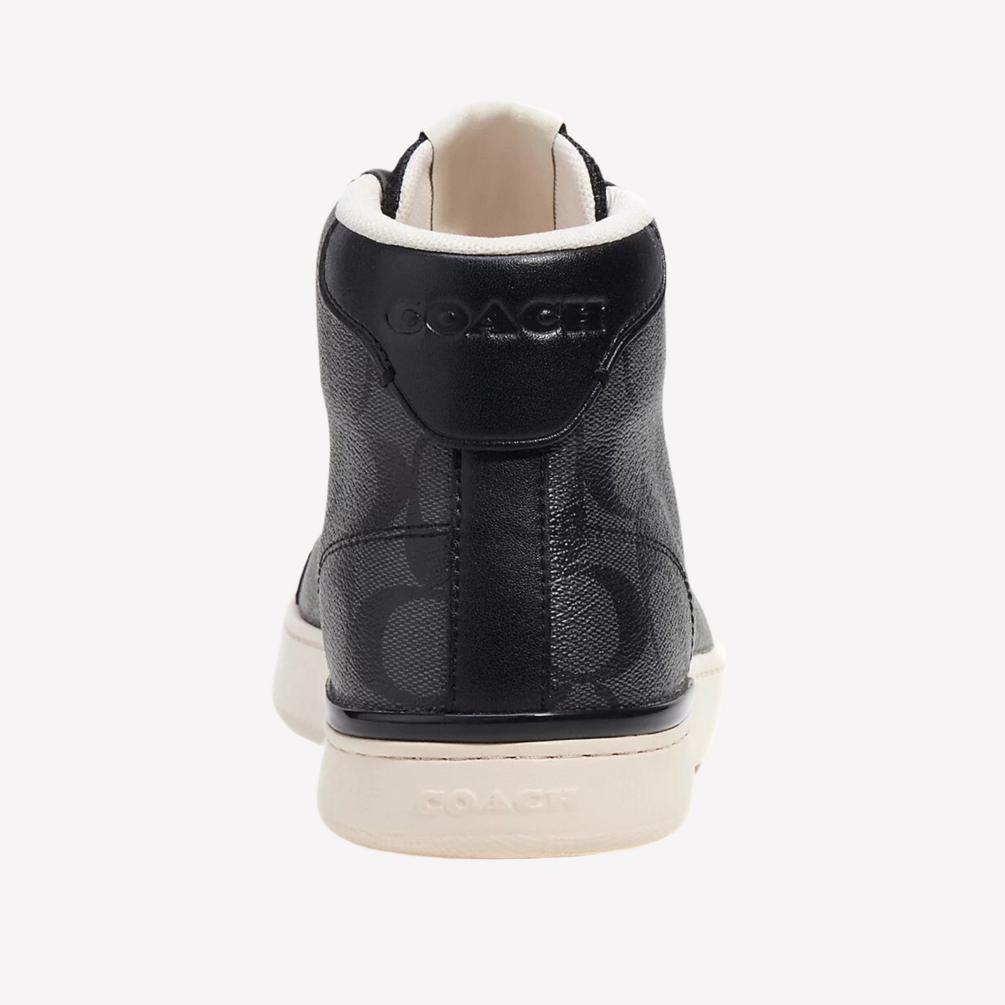 COACH Men's Clip High Top Sneaker - Charcoal