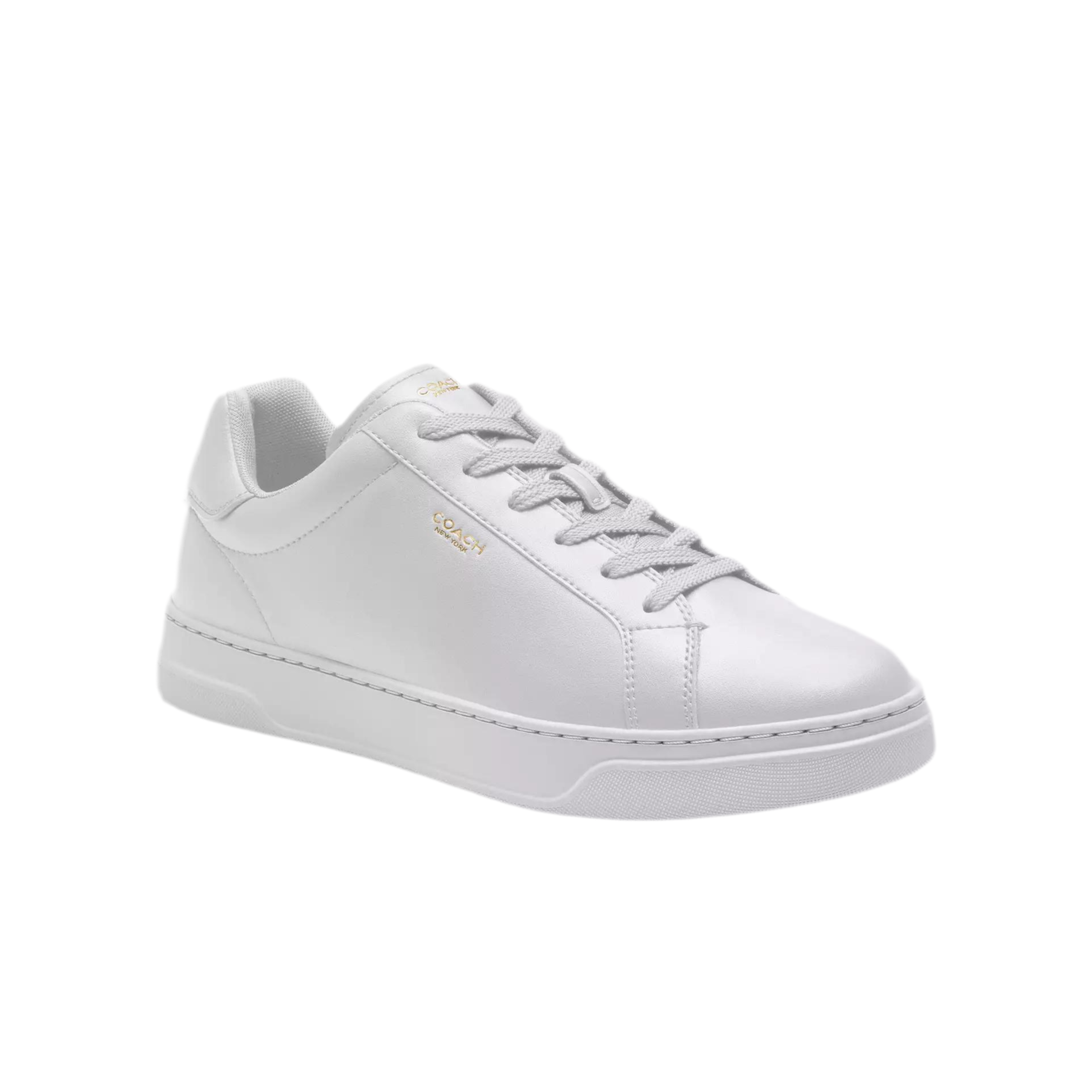 COACH Men's High Line Sneaker - Optic White