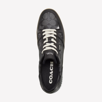 COACH Men's Clip Court Sneaker - Black