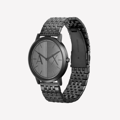 Armani Exchange Men Two-Hand Stainless Steel Watch - Black