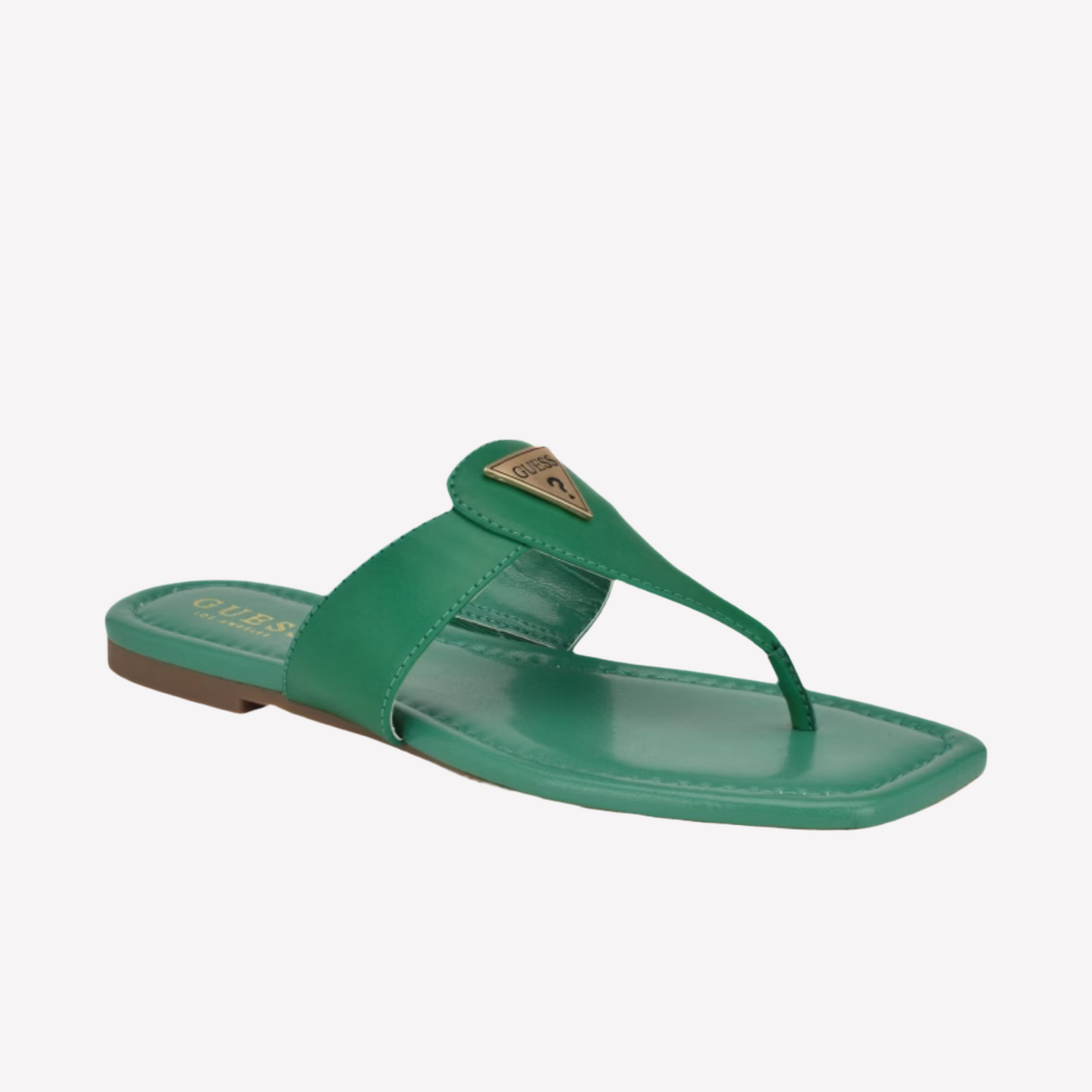 Guess Women Faith Thong Sandals - Green