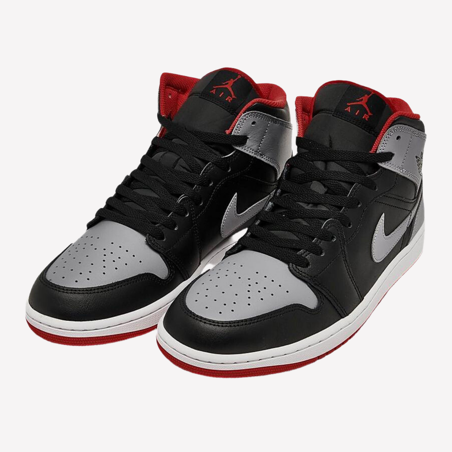 Nike Men's Air Jordan Retro 1 Mid - Black Cement