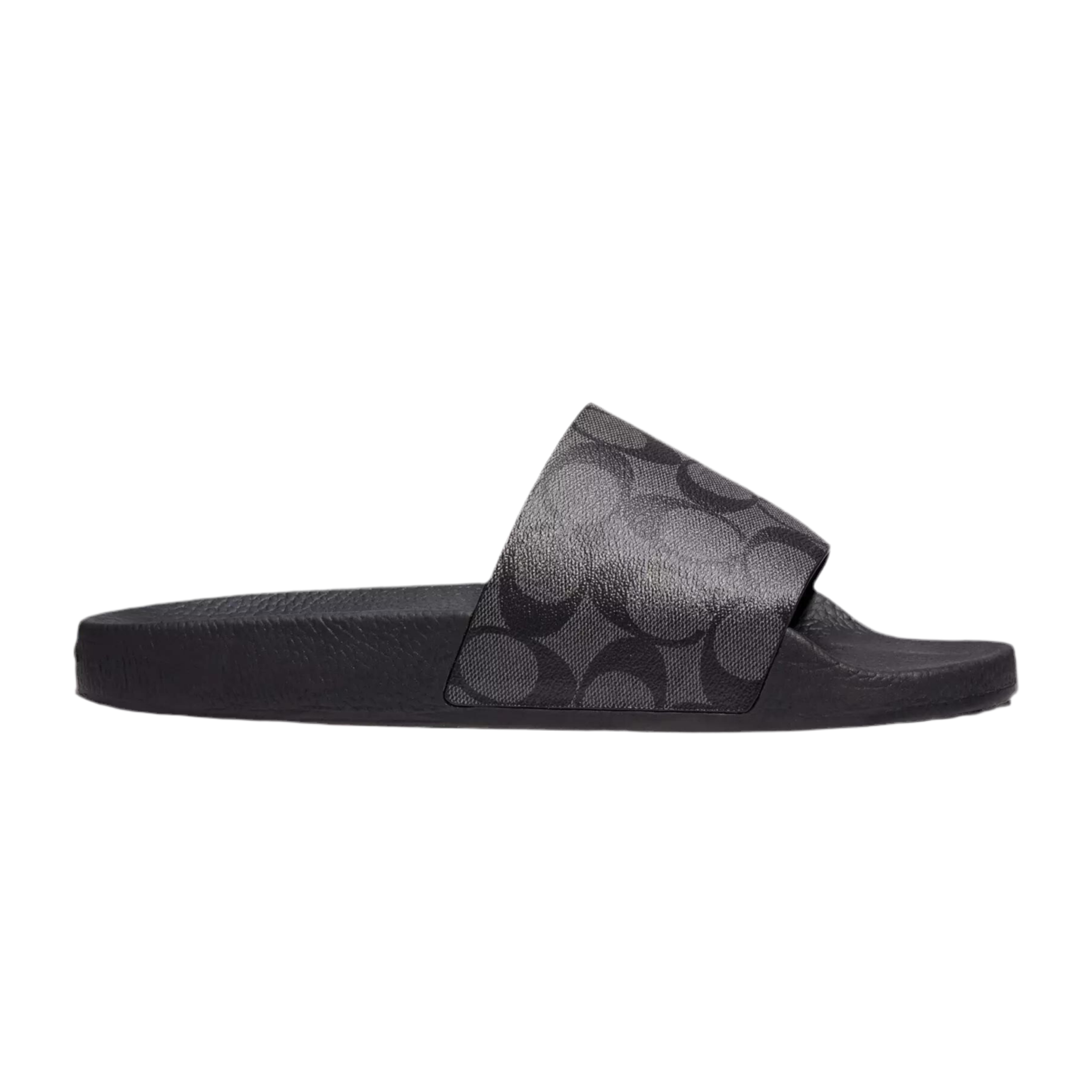 COACH Men's Signature Sandals - Black