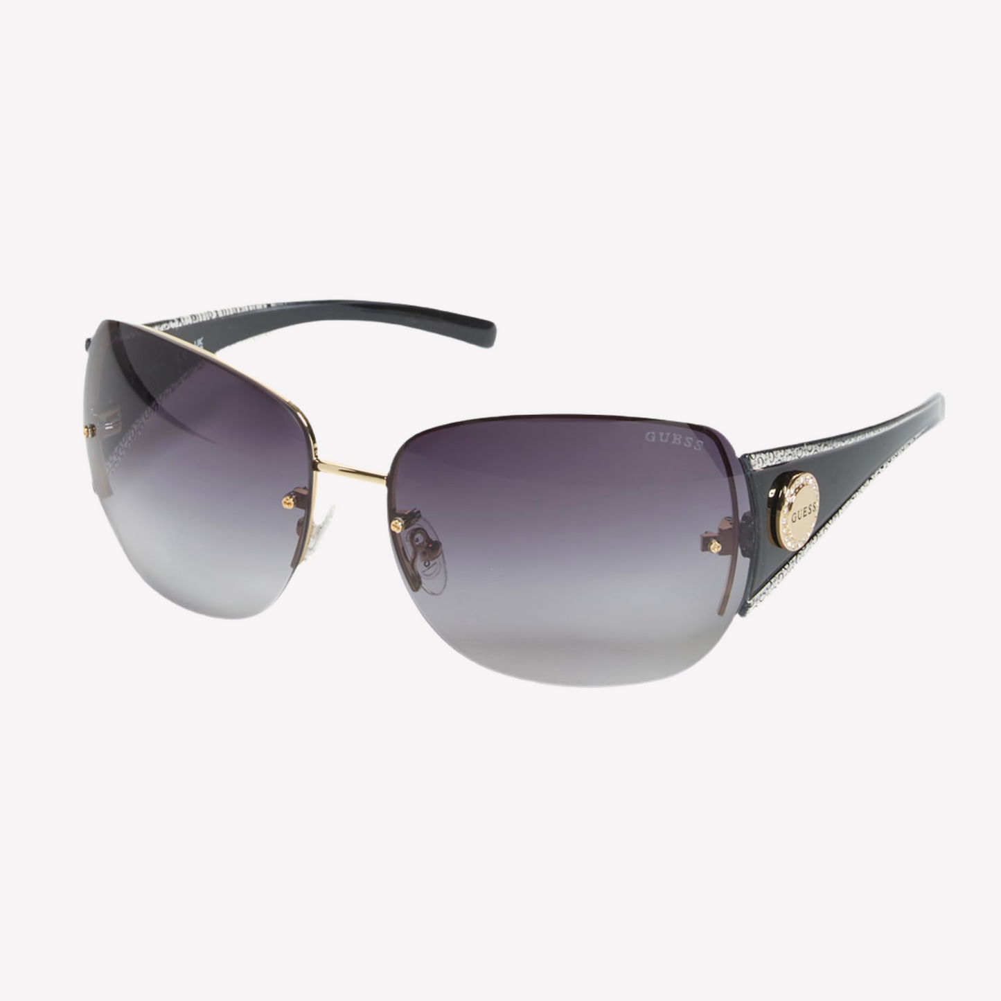 Guess Women Rimless Square Sunglasses - Black