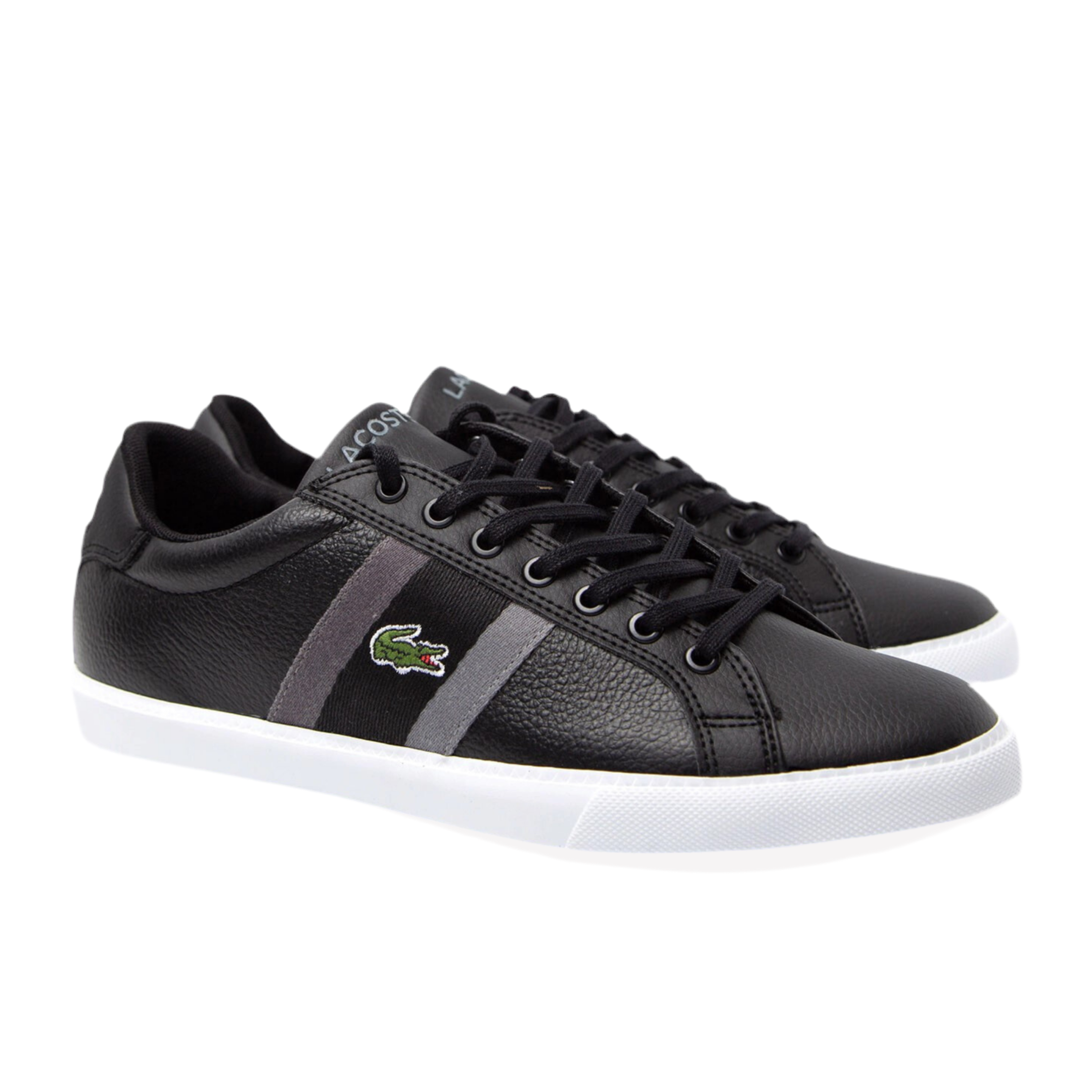 Lacoste Men Lace-up Sneakers - Black