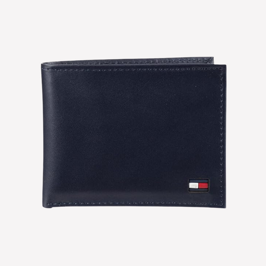 Tommy Hilfiger Passcase Wallet - Navy Dore