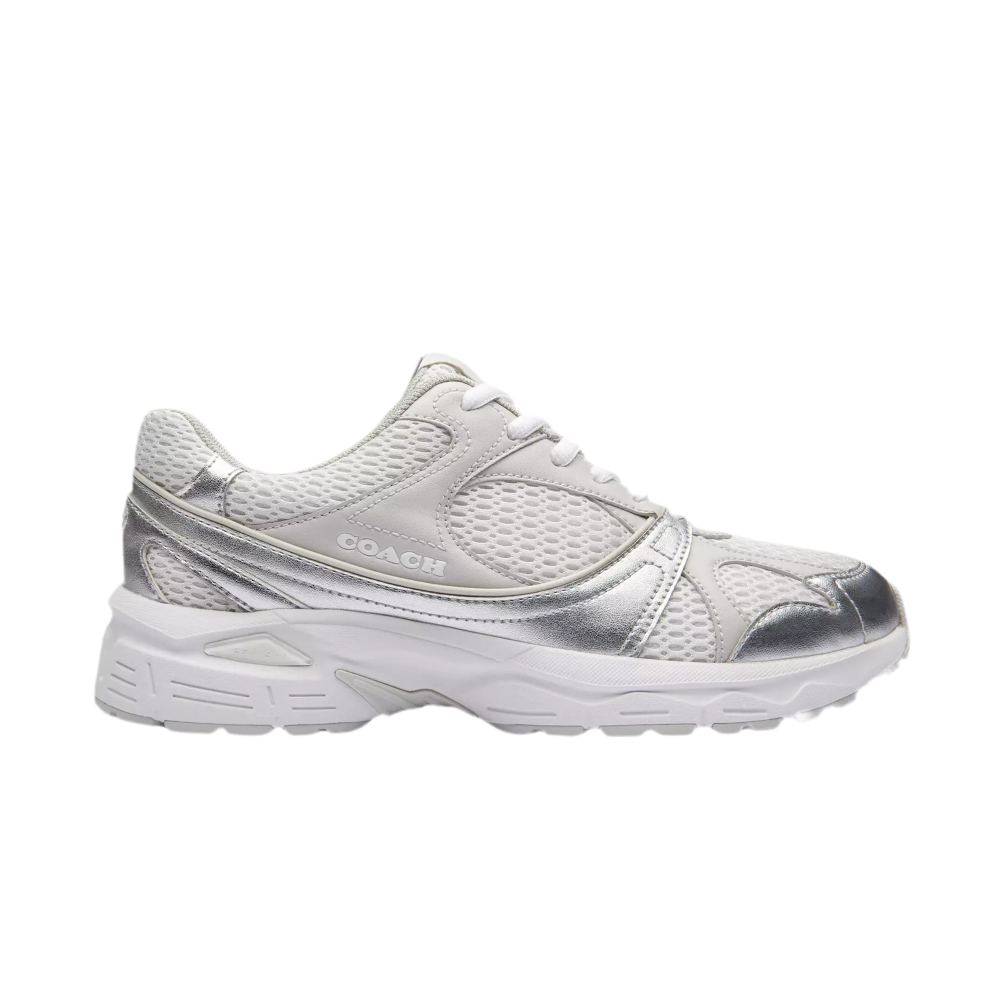 COACH Women's Sport Sneaker - Light Grey Optic White