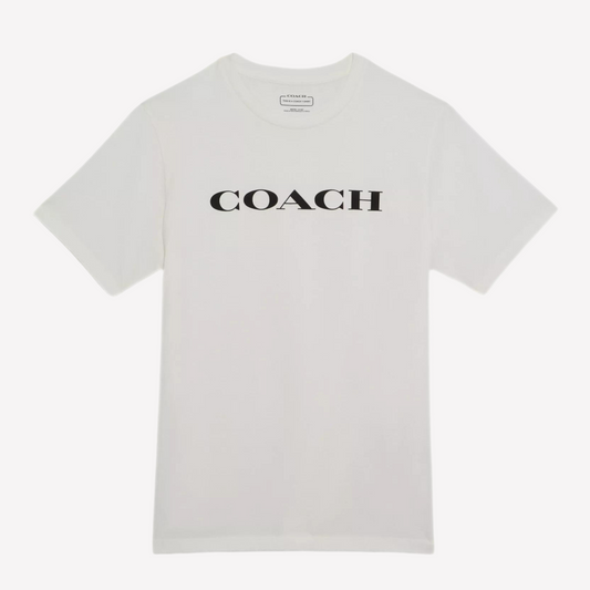 COACH Men Essential T Shirt In Organic Cotton - Bright White